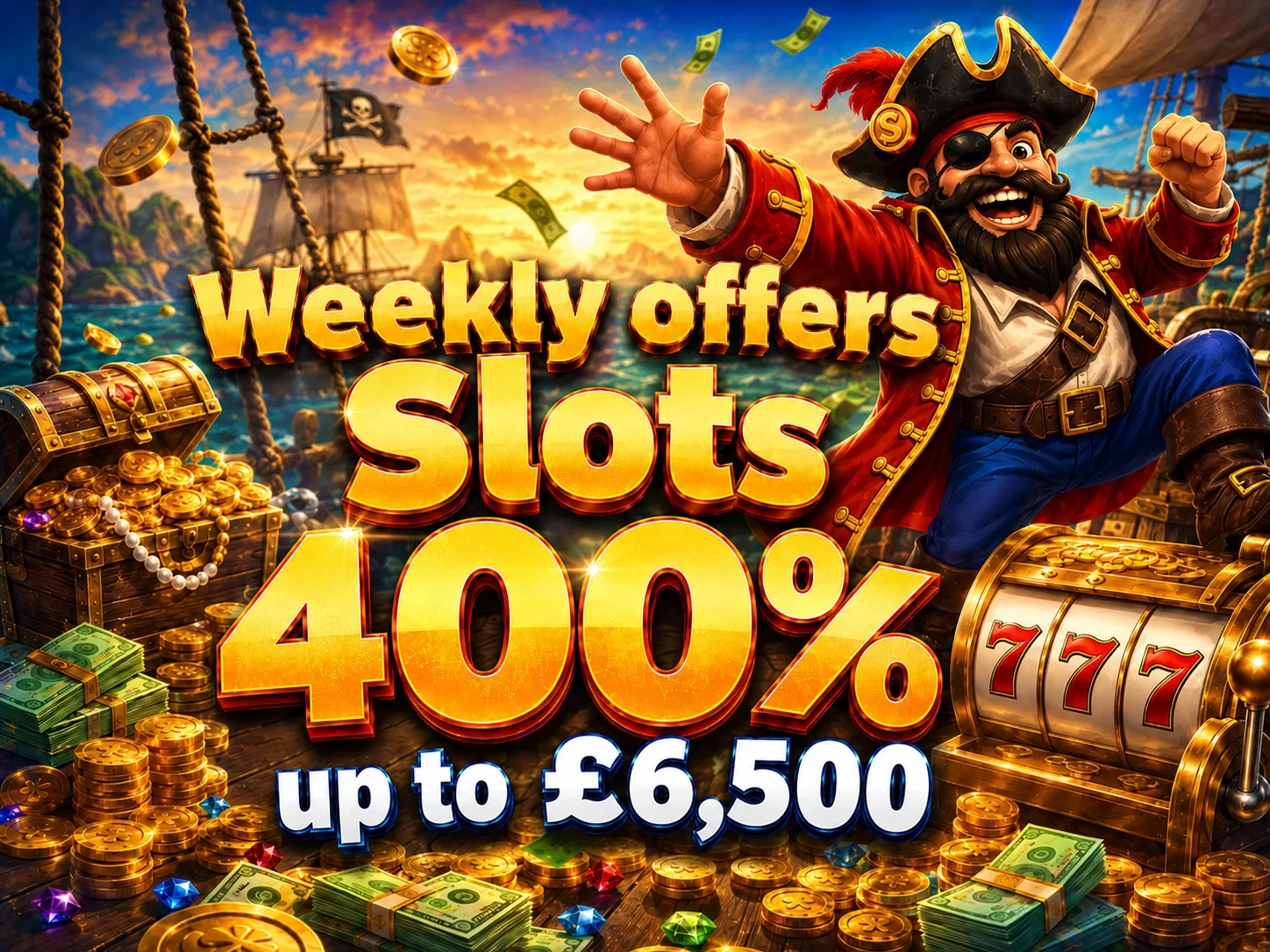 Weekly offers slots